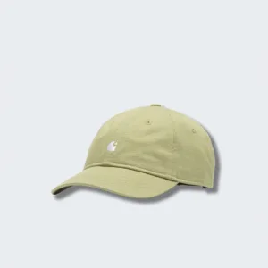 Carhartt Wip Madison Logo Cap Cotton Twill Gentle Green / White