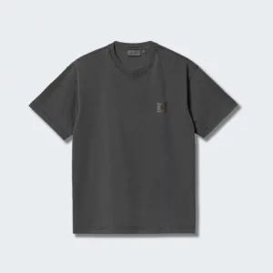 Carhartt Wip S/S Nelson T-Shirt Cotton Black, garment dyed