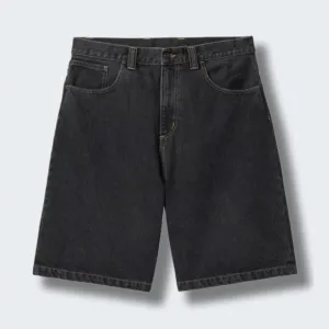 Carhartt Wip Brandon Short 'Smith' Denim Black, stone washed