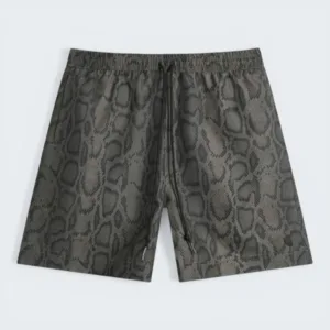 Carhartt Wip Slater Swim Trunks Polyester Snake Camo, Leaf