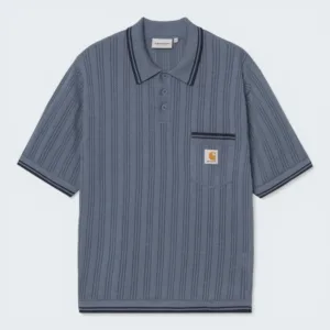 Carhartt Wip S/S Ramsey Polo Velvet Blue / Deep Night