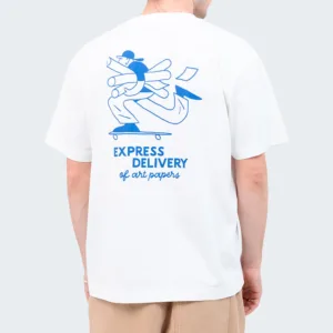 Olow Ecru Loosefitting Cruiser Tee