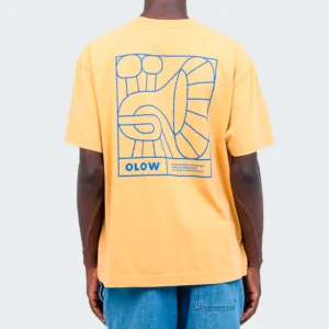 Olow Ochre Loosefitting Jazzy T-Shirt
