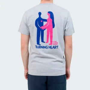 Olow Mottled Grey Romance T-Shirt