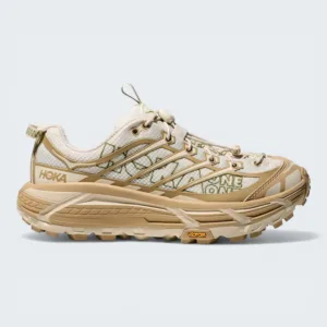 Hoka U Mafate Three2 Wordmark Khaki Oatmilk