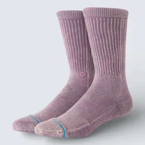 Stance Icon Dyed Crew Plum