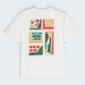Olow Ecru Loosefitting Harvest T-Shirt