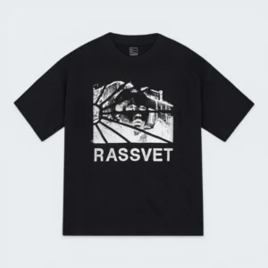 Rassvet Heritage Logo Tee Black