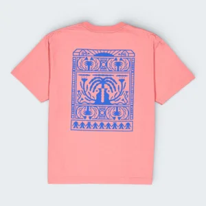 Olow Mineral Pink Loosefiting Connection Tee