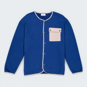 Olow Ultramarine Okina Buttondown Sweatshirt