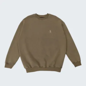 Pass-Port Solid Workers Sweater Khaki
