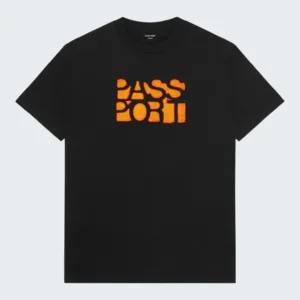 Pass-port Rough Neg Tee Black