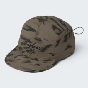 Carhartt Wip Travon Cap Nylon Duck Feather Print, Cypress / Black
