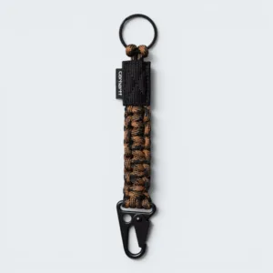 Carhartt Wip Rope Keyholder Recycled Polyester Knit Hamilton Brown / Black
