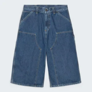 Carhartt Wip OG Double Knee Short (Long) 'Smith' Denim Blue, stone washed