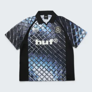 HUF Diamond Plate Jersey Black