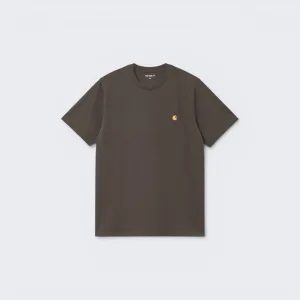 Carhartt Wip S/S Chase T-Shirt Shungite / Gold