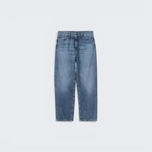 Carhartt Wip Aaron Pant 'Camano' Denim Blue, marble used wash