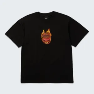 HUF x SPITFIRE Flame Galaxies SS Tee Black
