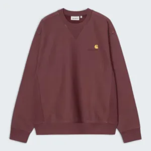 Carhartt Wip American Script Sweat Amarone