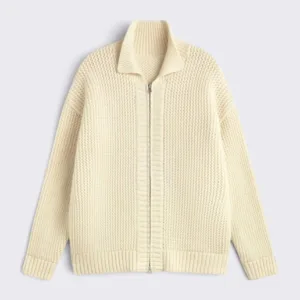 Thinking MU Ecru Oskar Knitted Sweater