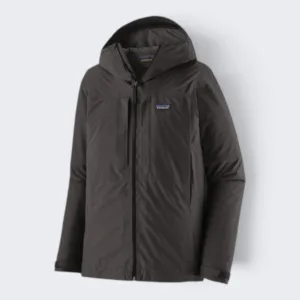 Patagonia Insulated Boulder Fork Rain Jacket Black