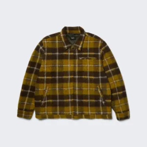 HUF Canton Plaid Jacket Brown