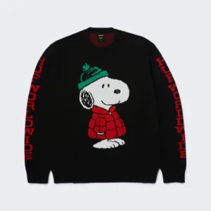 HUF Snoopy Puffer Sweater Blech